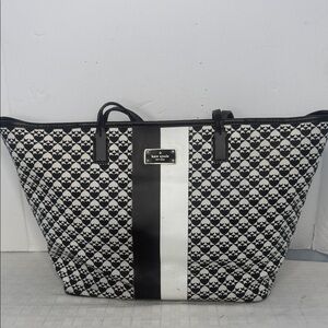 KATE SPADE Penn Place Black/White Tote Shoulder Bag